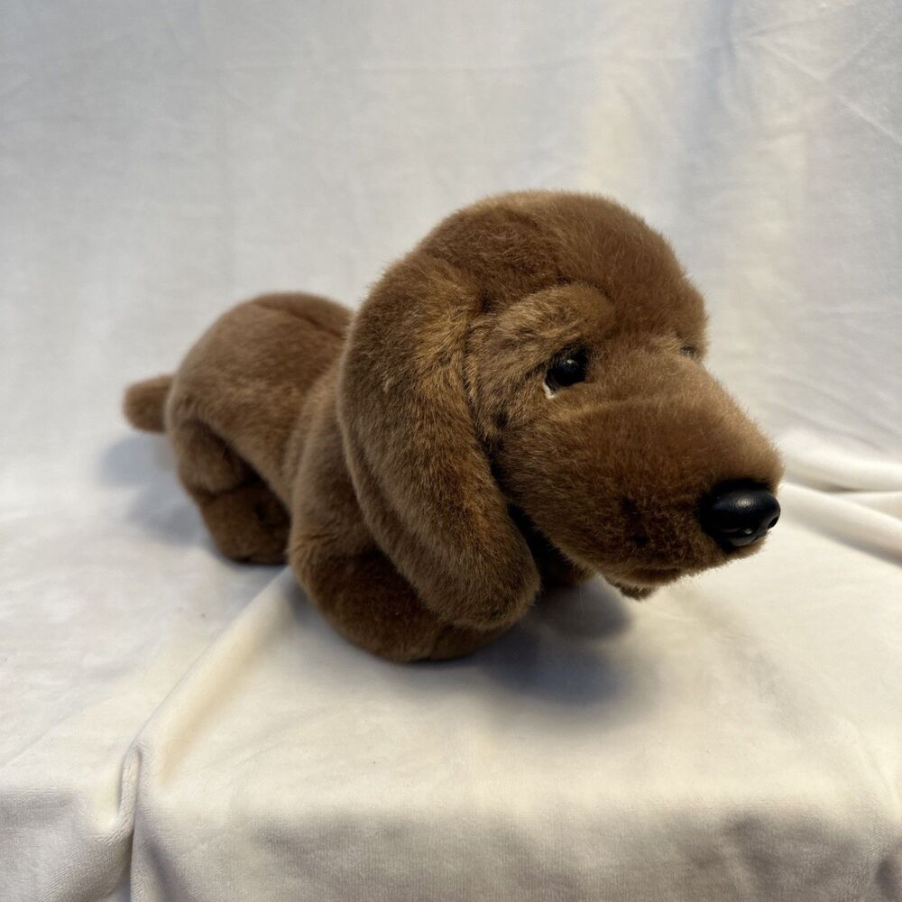 The Dachshund Puppy by Russ Bearry Realistic Weiner Dog Lovers Plush Toy